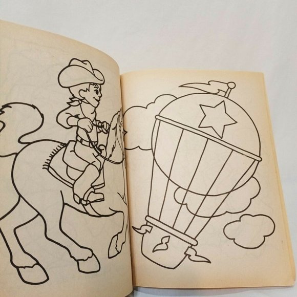 Jumbo Coloring Activity Book 1993 Justen Products - Picture 11 of 12